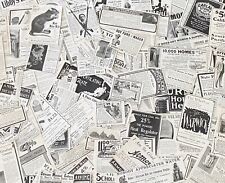 50pcAntique 1899-1906 Old Magazine Print Ad Clippings~Vtg Paper Craft Scrap Lot picture