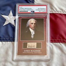 James Madison Handwritten Word Removed From an Autograph Letter Signed PSA picture