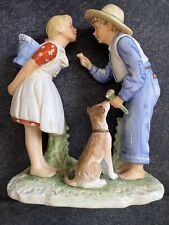 Norman Rockwell “Beguiling Buttercups” Bisque Figurine by Gorham picture