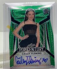 Cailey Fleming 2023 Leaf Pop Century Signatures Autograph BA-CF1 Green /10 picture