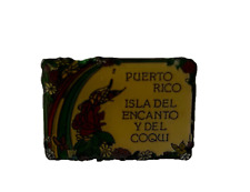Puerto Rico Isla Del Encanto Y Del Coqui Lapel Pin Bandera Hat Cap tie shirt picture