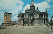 Tippecanoe County Courthouse Lafayette Indiana c.1957 Postcard D177 picture