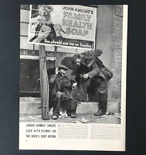 1942 London Chimney Sweeps News Article WW II Soap Rationing Vtg Photo Print AD picture