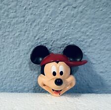 Vintage Disney 3D Mickey Mouse Head Refrigerator Magnet Baseball Cap picture