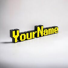 Custom OSRS Old School Runescape Nameplate Personalized Desk plate Decor picture