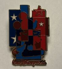 Disney Mickey Mouse Patriotic Red White & Blue - Americana Colorblock LE1000 Pin picture