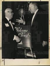 1968 Press Photo Albany, New York Mayor Erastus Corning greeting colleague picture
