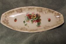 1920 Unger & Schlide, Celery Dish, Germany, Three Crowns China picture