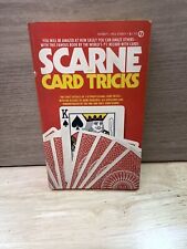 SCARNE on Card Tricks by John Scarne Collectible Card Magic Book 1974 picture
