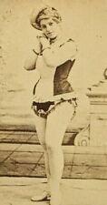 Vintage 1870s Arline Stanley Burlesque Dancer Theater Actress Photo CDV Card picture