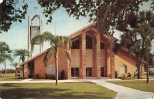Sarasota Florida, United Presbyterian Church of the Palms, Vintage Postcard picture