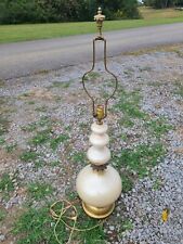 Vintage Lamp Leviton Antique Beautiful Gold Sparkle For Parts Only picture