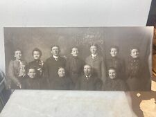 Antique Photograph Undated. 6 1/2 X 15 1/2” Maybe Laporte IN ? School Faculty? picture