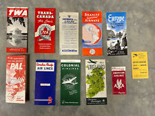 Lot of 11, 1946-1949 Airline Timetables/Brochure picture