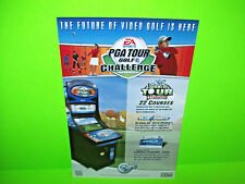  PGA TOUR GOLF CHALLENGE Original NOS 2005 Video Arcade Game Sale Flyer Vintage picture