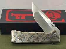 Chaves Redencion 229 KickStop Knife w/ Custom Flamed Titanium Scales, M390 Blade picture