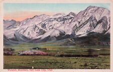 Wasatch Mountain, Salt Lake City, Utah  Vintage PC picture