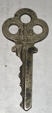 Vintage Trinity Tri Shaped Key Old Replacement KEY ONLY #R 106 5 22 Steampunk picture