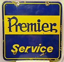 Vintage Fiat Premier Car Sign Board Porcelain Enamel Automobile Advertising Old picture