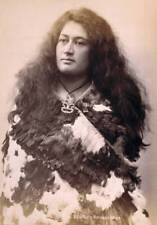 Maori woman South Island New Zealand 1900 OLD PHOTO picture