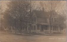 Sidney, NY: RPPC Pleasant Street, vintage New York Real Photo Postcard picture