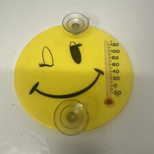 Vintage Smile Face Lady Wink Outdoor Window Thermometer USA Morco picture
