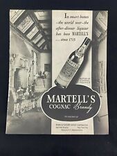 Martell Cognac Brandy Magazine Ad 10.75 x 13.75 Standard Accident Insurance picture