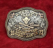 CHAMPION TROPHY RODEO BUCKLE☆PROFESSIONAL ALL AROUND☆EL PASO TEXAS☆2023☆RARE☆237 picture