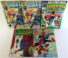 The Spectacular Spider-Man Lot of 5 #6 x2,7,8,11 Marvel (1986) 1st Print Comics picture