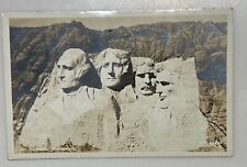 VINTAGE 1943 REAL PHOTO POSTCARD MOUNT RUSHMORE NATIONAL MEMORIAL BLACK HILLS SD picture