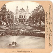 MONACO, The casino, Monte Carlo--Keystone Stereoview D96 picture
