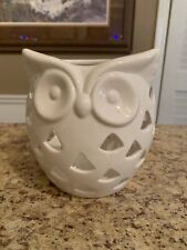 Better Homes All White Owl Ceramic Tealight Holder 5.5