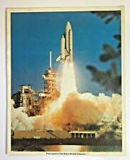 Vintage First Launch of the Space Shuttle Columbia Photo 1981 picture