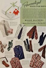 1937 Wilson Brothers Gifts for men Vintage Ad Personalized picture