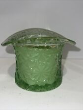 Vintage Indiana Glass Green Glass Scented candle picture