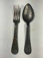 Original WWI 1917-18 U.S. Army Mess Kit Spoon & Fork   #B1 picture