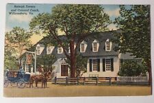 Vintage Postcard The Raleigh Tavern And Gardens WillIamsburg VA (A259) picture
