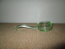 Vtg Green Vaseline Uranium Glass Ladle Dipper Utensil Serving Spoon picture