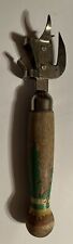 Vintage Ekco Can Bottle Opener with Wooden Handle. Very Good Condition. 1950s picture
