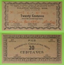 1942 Philippines ~ Misamis Occidental 20 Centavos ~ WWII Emergency ~ MOC-103 picture