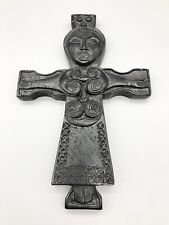 Vintage Crucifix Made In Ireland 8th Century Replica Owen Crafts Athlone Plaque picture