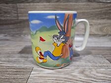 Vintage 1994 Looney Tunes Golf Giant Mug Bugs Bunny Daffy Duck Oversize 28 Oz picture