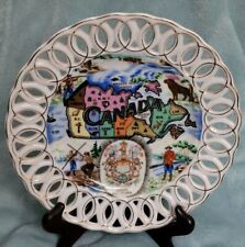 Vintage Souvenir porcelain Plate of Canada picture