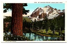 Mt Shuksan From Mt Baker Lodge Washington WA Bert Huntoon  Postcard picture
