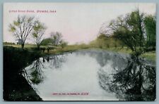 Spencer IA 2 Men Standing on the Shore Edge West of the Little Sioux River c1910 picture