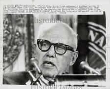 1970 Press Photo George Meany addresses the National Press Club in Washington picture