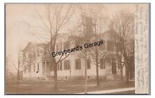 RPPC High School in SAVONA NY Steuben County New York 1907 Real Photo Postcard picture