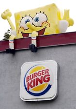 EXTREMELY RARE  Spongebob Squarepants 2004 Burger King 9' Rooftop Inflatable  picture