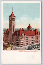 Minneapolis Minnesota Court HOuse and City Hall Undivided Back Postcard picture