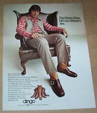 1971 print ad page - sexy JOE NAMATH football Acme Dingo man Boots Advertising picture